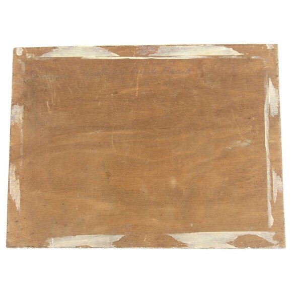 Antique 19C Orig Signed Painting on Wood German Stuhlmuller? Dancing Bear Monkey - Picture 6 of 6